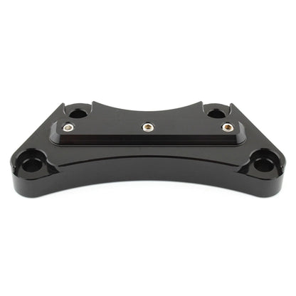 3-Hole Black 1" Handlebar Risers Top Clamp for Harley Touring (1997-2019)