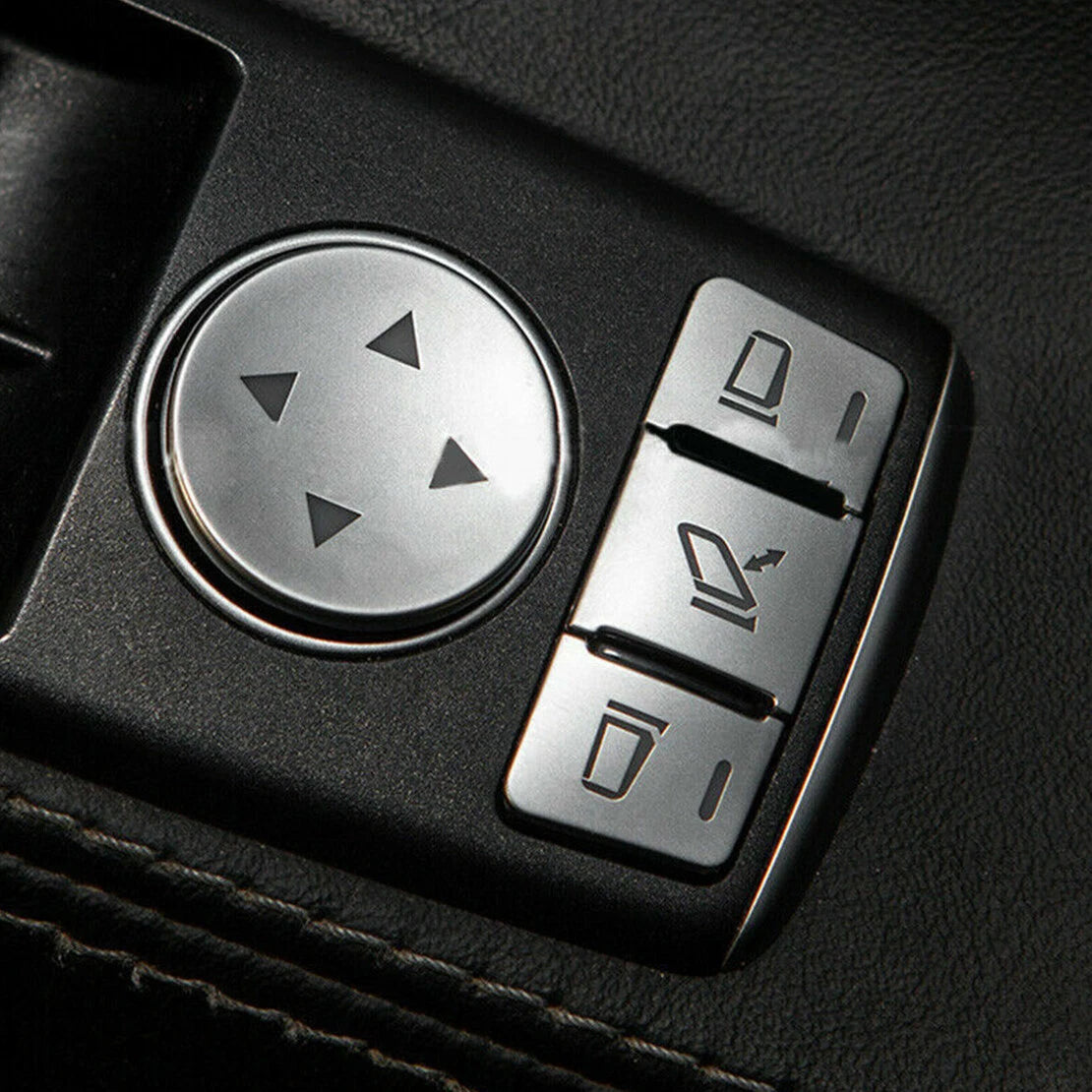 ABS Door Window Lift Switch Cover Trim for Tesla Model S/X (2012-2023)