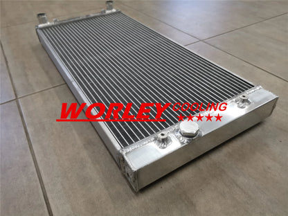 2 x QLD-2ROW Aluminum Radiator for Volkswagen Golf Mk3 1.8/2.0L (1993-1999)