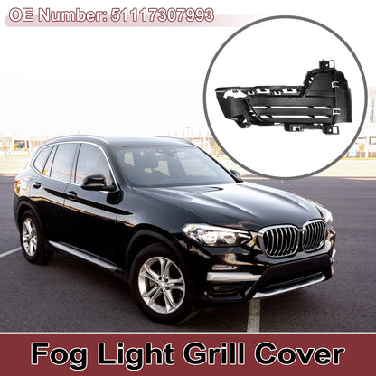 1 Pc Front Left Fog Light Grill for BMW X5 (2014-2018)