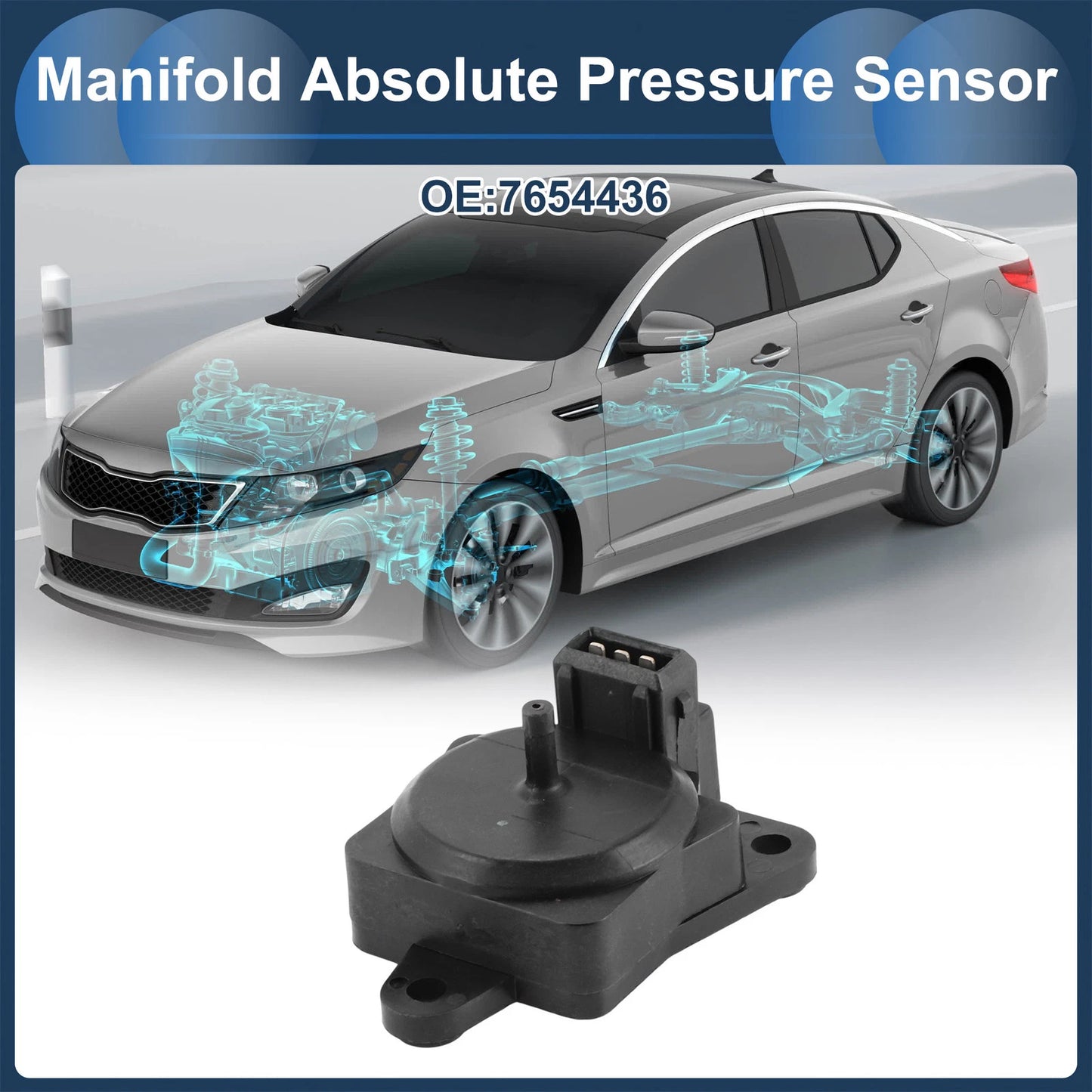 Air Intake MAP Pressure Sensor for Ford Sierra