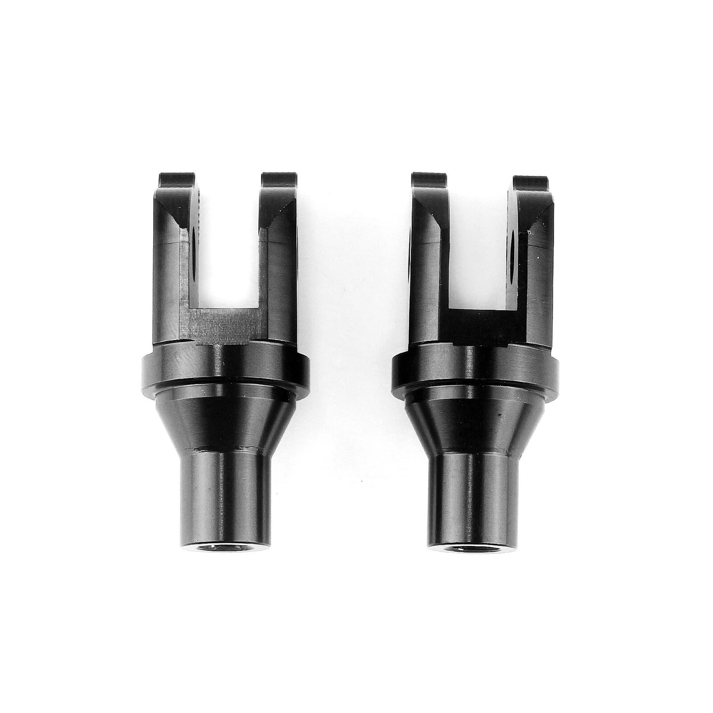 2 x Black White Front Floorboards Foot Pegs for Harley Davidson Softail (2018-2025)