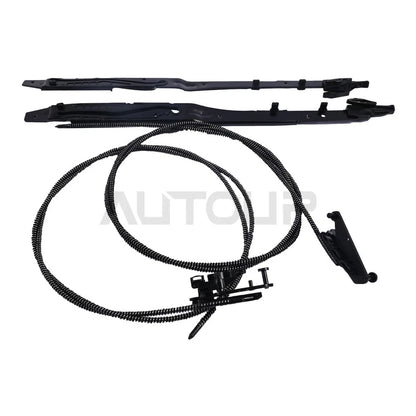 Sunroof Glass Cables+Track Assembly Repair for Ford F-150 (2015–2020)