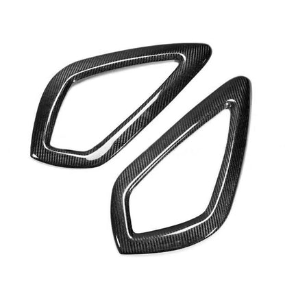 Carbon Fiber Console Shift Side Armrest Cover Trim for Hyundai Veloster 11-17