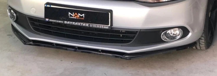 Front Bumper Lip Splitter for VW Jetta MK6 (2011-2018) x3 Pieces