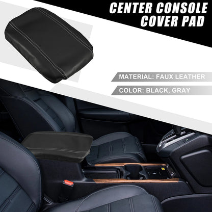Center Console Armrest Cover for Toyota Venza 2021-2023 Black Gray