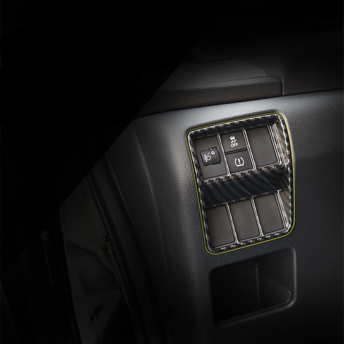 1x Head Light Switch Panel Cover Trim for Honda CR-V (2017-2022)