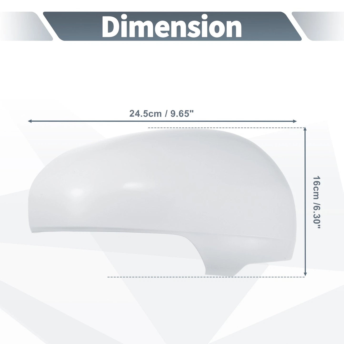 Right Side Rearview Mirror Cover for Toyota Reiz Prius (2010-2012)