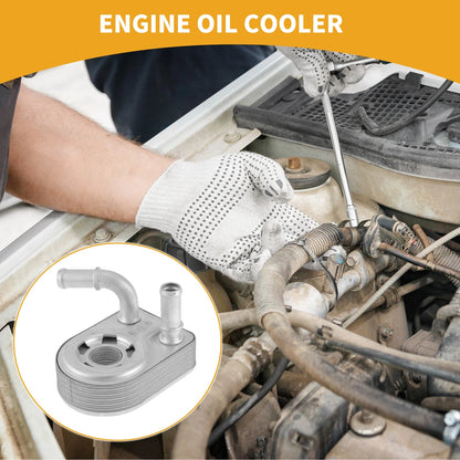 Engine Oil Cooler for Ford Focus 2014-2020, Transmission Oil Cooler 2 x Parts