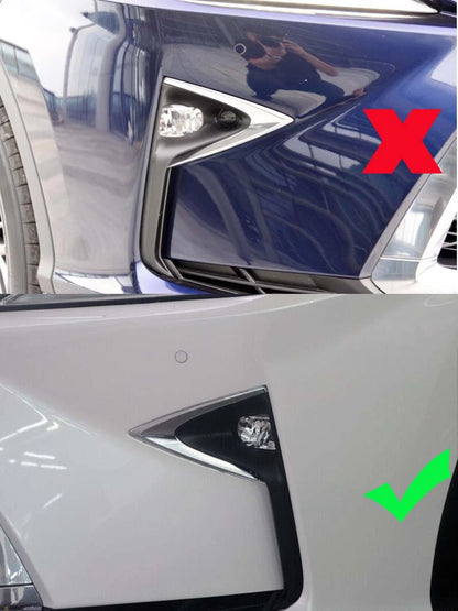 Chrome Front Fog Light Cover Trim for Lexus RX350 RX450h (2016-2019)
