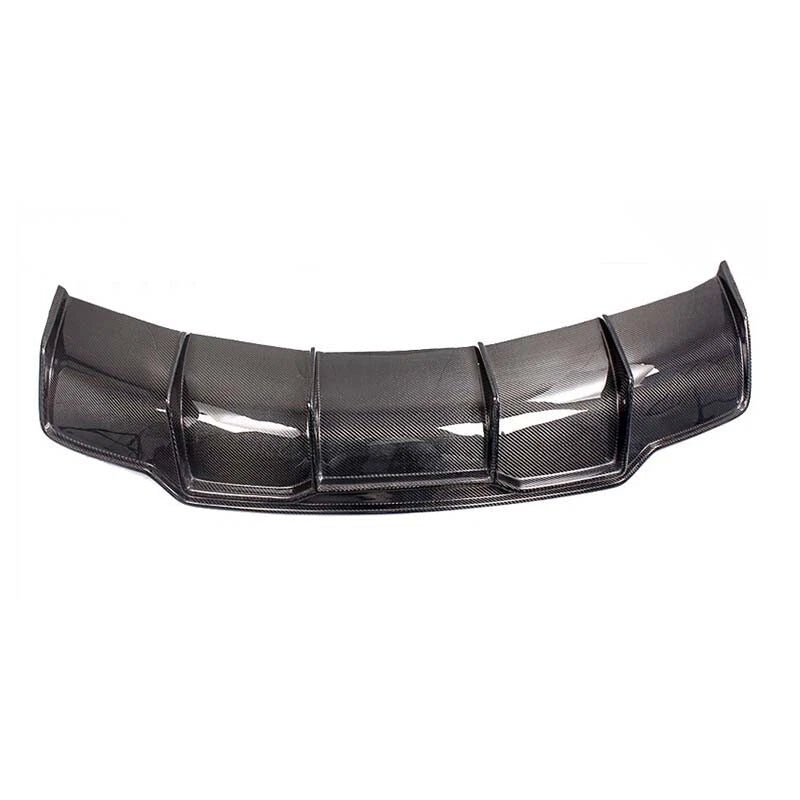 Real Carbon Fiber Rear Lip Bumper Diffuser Spoiler For 2016-2022 Tesla Model 3