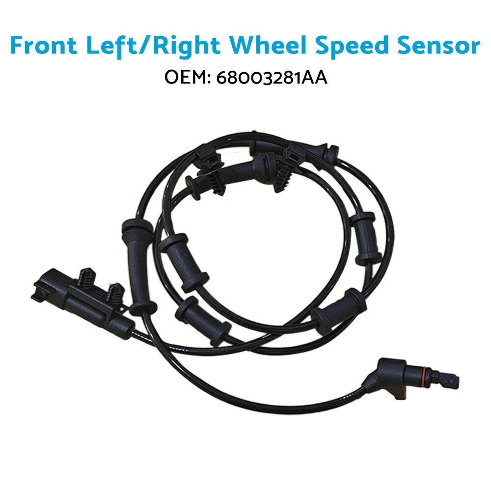 Front Rear ABS Wheel Speed Sensors for Jeep Wrangler (2007-2017)