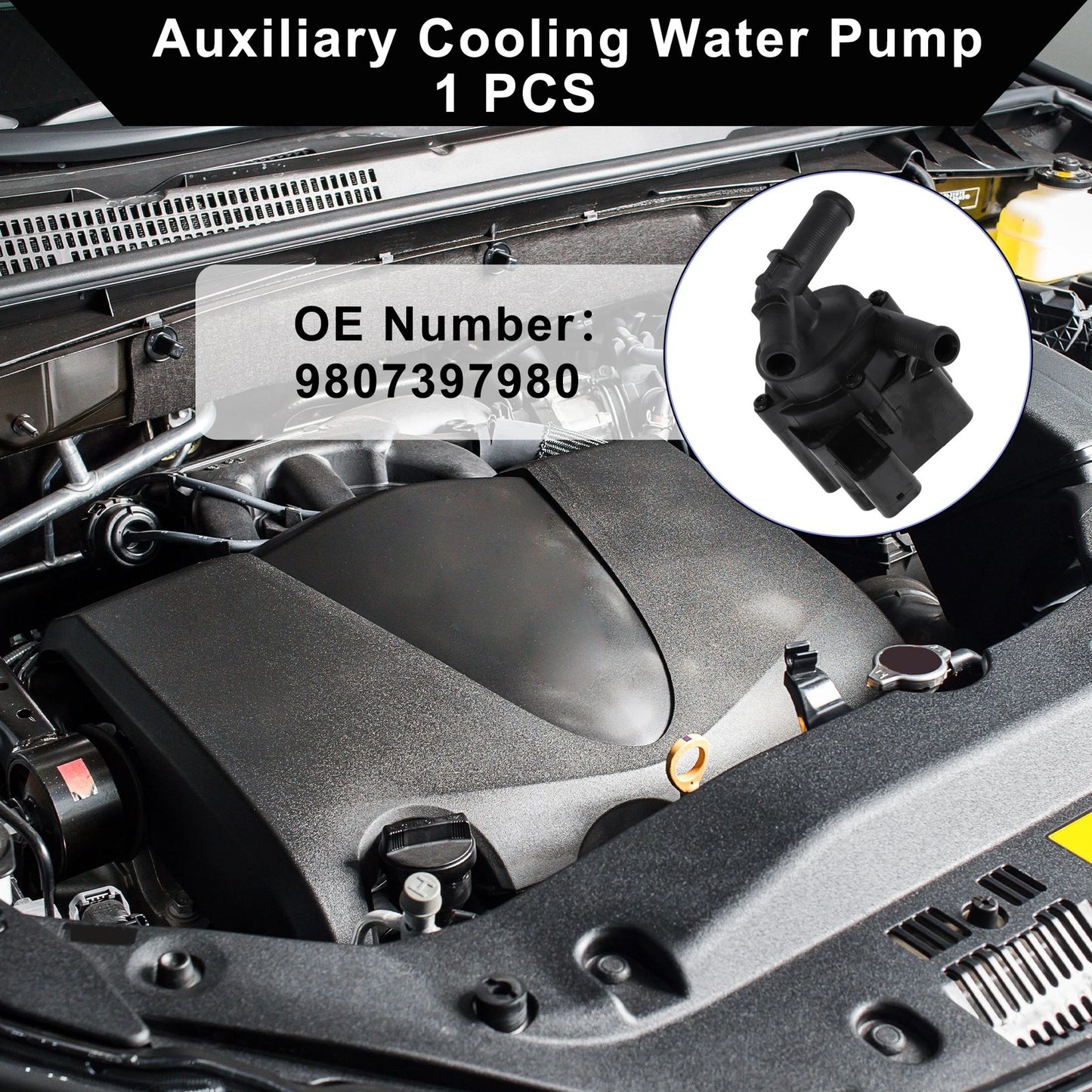 Cooling Water Pump for Peugeot 2008 1.2 PureTech (2013-2020) 1 Pc