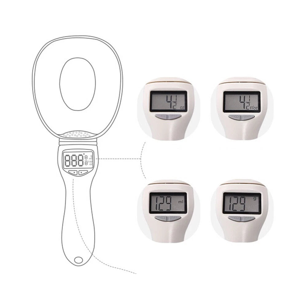 Digital Measuring Spoon 800g/0.1g Precision Scale with LCD Screen