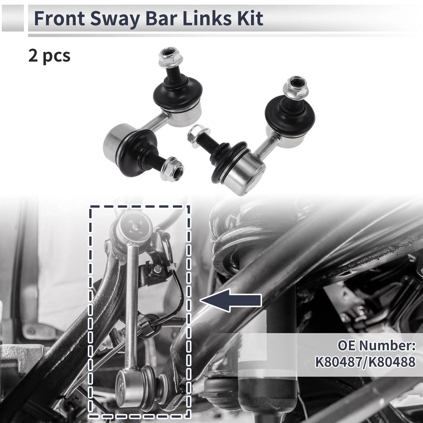 Front Stabilizer Bar Links for Acura RSX (2002-2006)