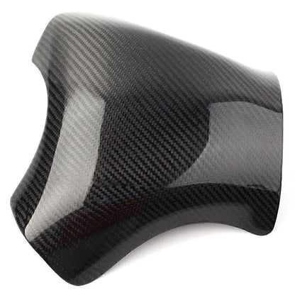Black Carbon Fiber Gas Tank Cover Pad Protector for Kawasaki ZX6R (2005-2006)