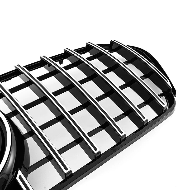 Chrome & Black Front Grill for Mercedes Benz W167 GLE350 GLE53 (2019-2023)