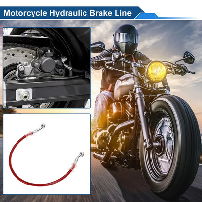 50cm Brake Clutch Oil Hose Line Red for Motorcycle