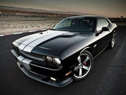 Rear Mirror Cover for Dodge Challenger 2009-2020 Carbon Fiber Black