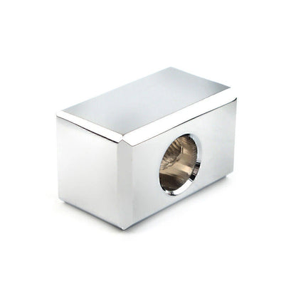 Chrome Headlight Mounting Block for Harley Custom Headlight