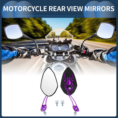 M8/M10 2 x Rear View Mirrors for Motorcycle