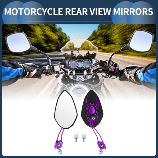 M8/M10 2 x Rear View Mirrors for Motorcycle