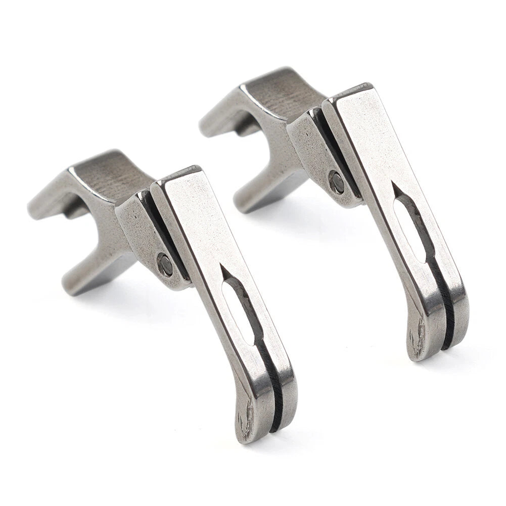 Narrow Zipper Foot 2 x for JUKI DLN-415 DLN-5410 (No Year Available)