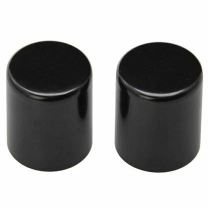 Black Docking Hardware Point Covers for Harley Electra Road Street Glide