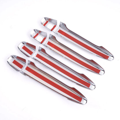 Chrome 4 Door Handle Covers for 2005-2015 Toyota Tacoma & 2003-2009 4Runner Set