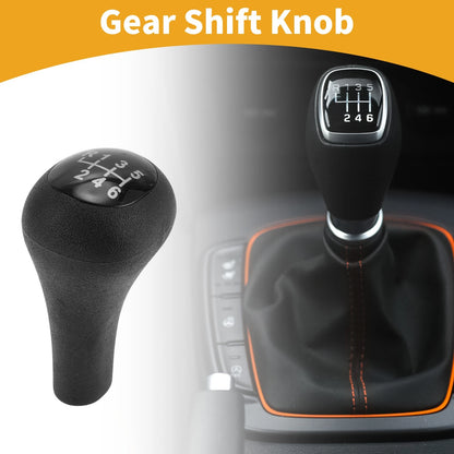 6 Speed Gear Shift Knob for Ford Focus (2003-2007) Black Plastic