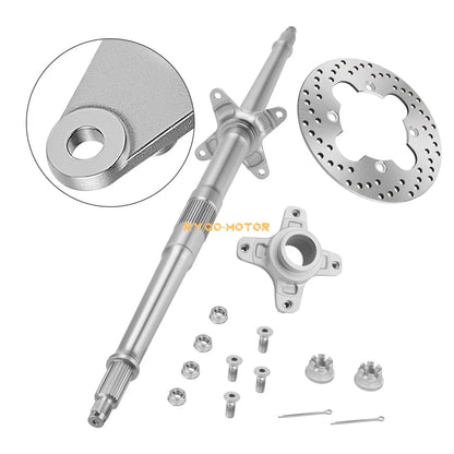 Rear Axle Shaft W/ Rotor Hub & Rotor for Honda TRX400EX Sportrax 2x4 (1999–2008)