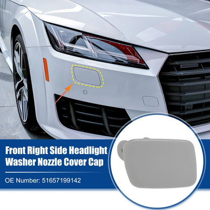 Headlight Washer Nozzle Cover for BMW X5 E70 (2007-2013) Gray