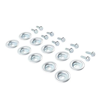 10 Pcs Skid Plate Washers Bolts for Polaris RZR 1000 900 800 570 XP Turbo