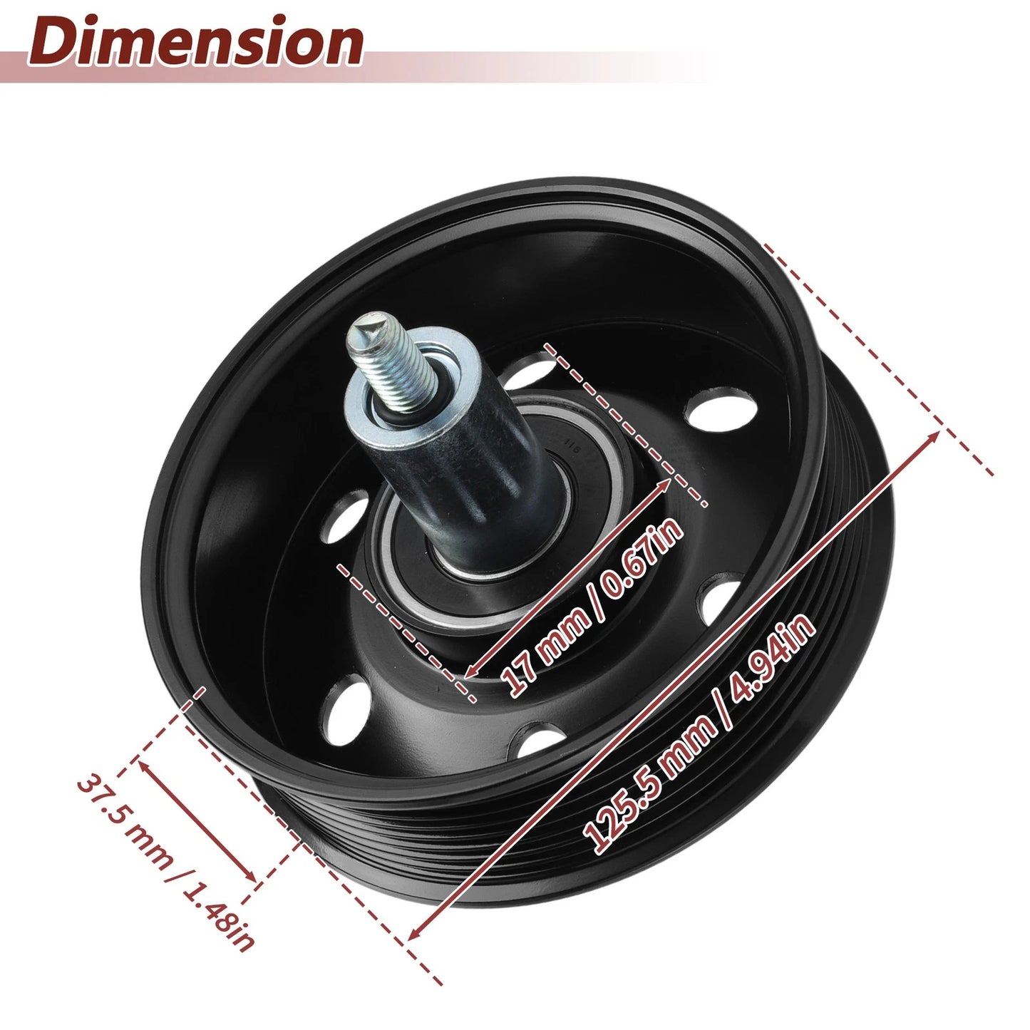 Drive Belt Idler Pulley for Dodge Ram 2500 3500 4500