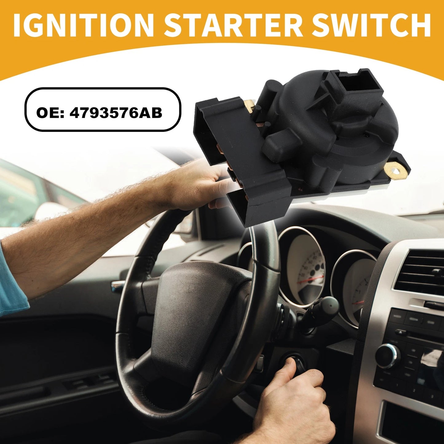 Ignition Starter Switch for Jeep (Fits Various Models)