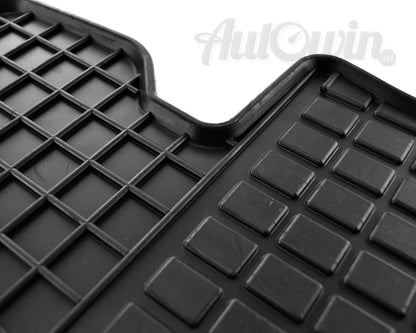 Rubber Black Floor Mats for Toyota Auris II (2013) - Left Hand Driver