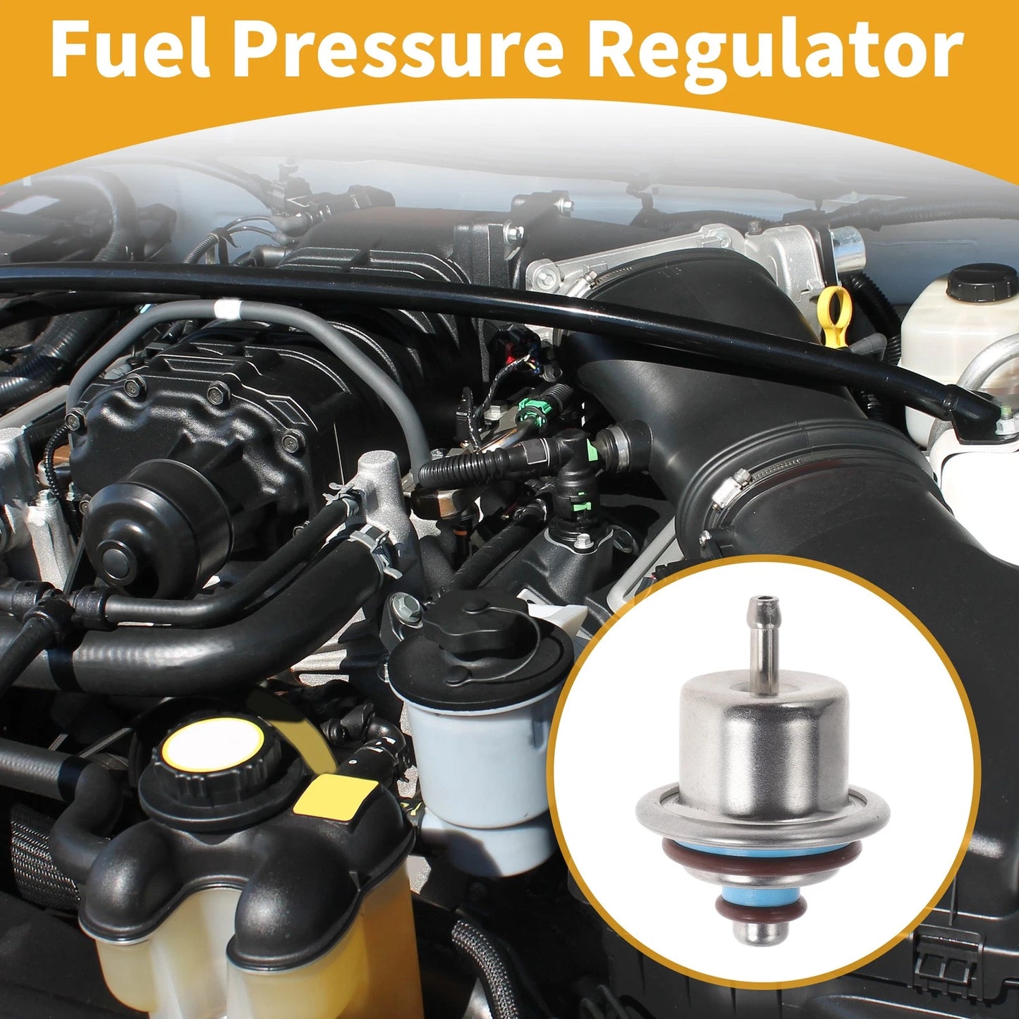 Fuel Pressure Regulator, Fuel Pump Regulator for Chevrolet Silverado