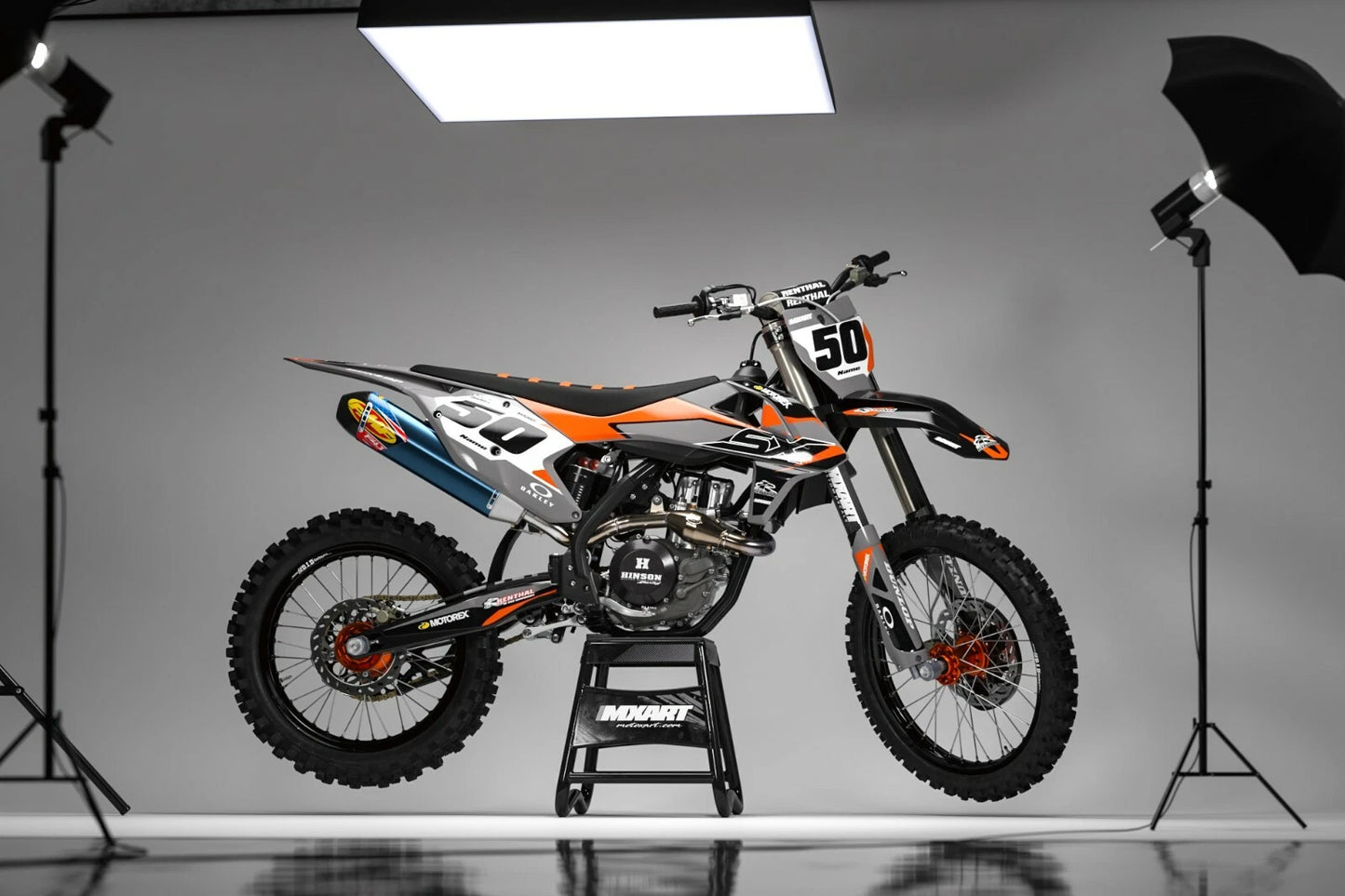 TITAN Style Decal Kit Graphics for KTM 450 SXF (2011-2012)