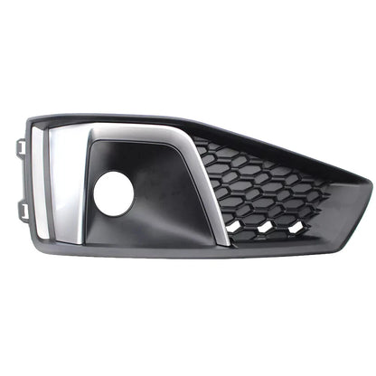 Front Bumper Fog Light Grille Cover w/ACC Hole for AUDI A4 (2017–2020)