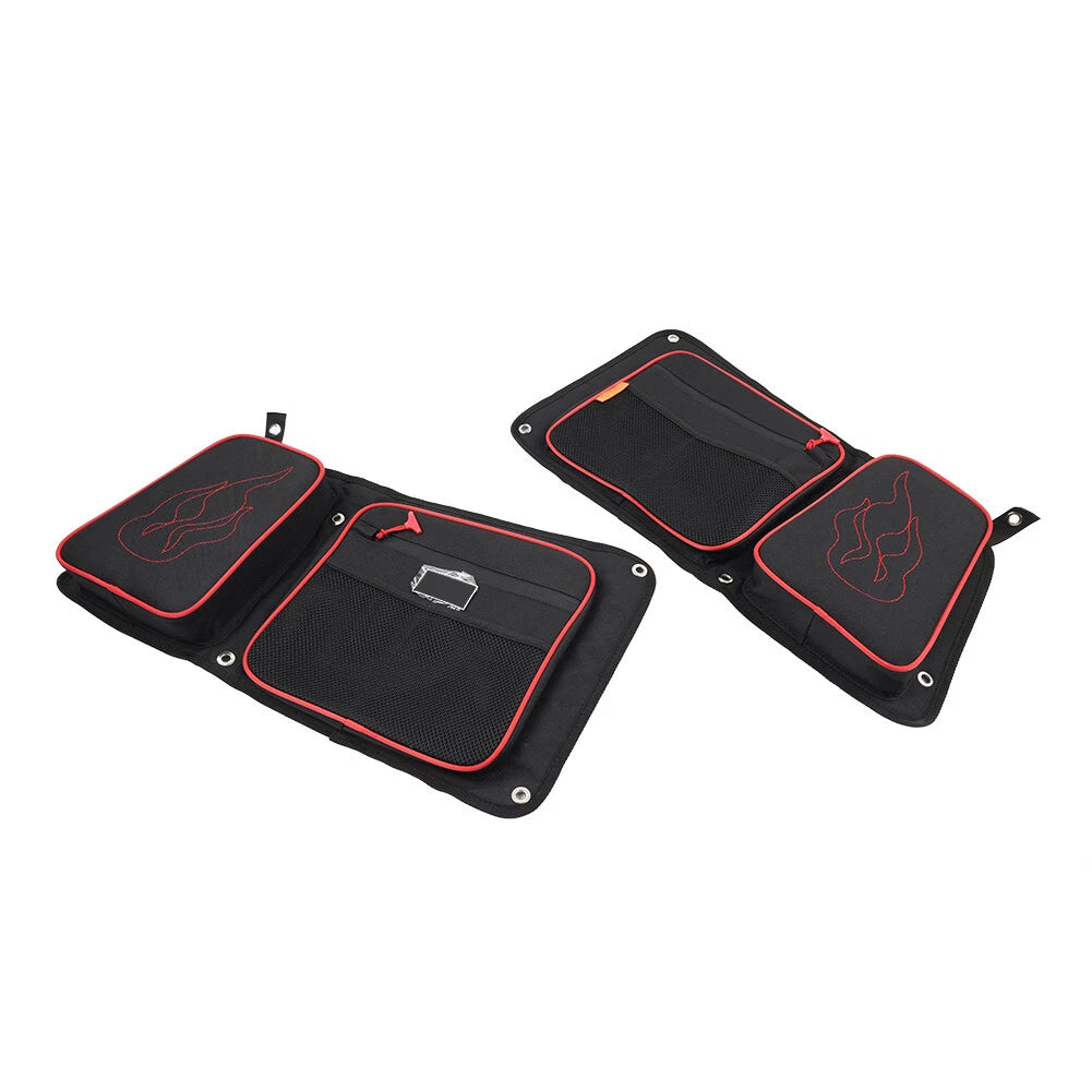 Rear Door Bags w/ Knee Pad for Polaris RZR XP 4 1000, 4 900 Turbo (2014-2023)