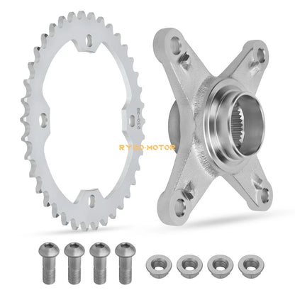 Rear Axle Shaft with Sprocket Hub for Yamaha YFZ450 (2004–2005)