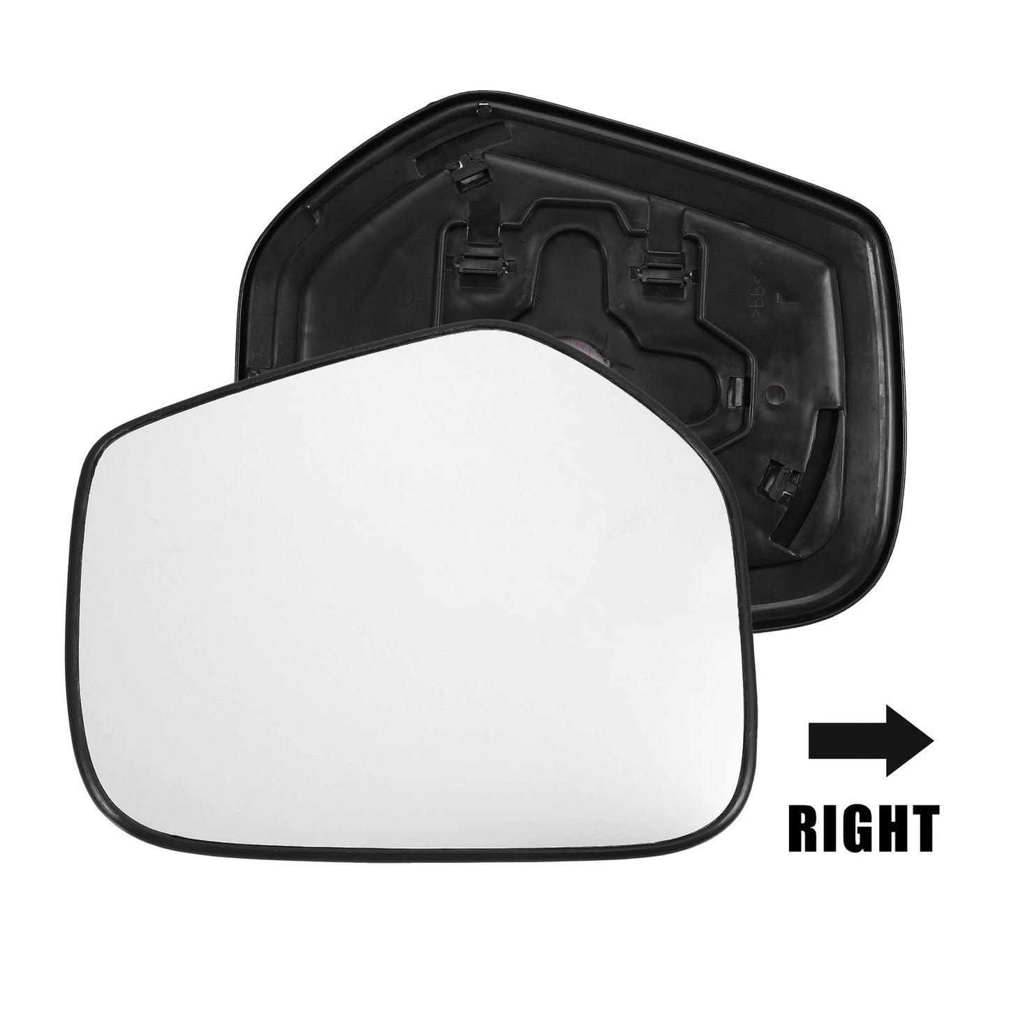 Heated Right Side Rearview Mirror Glass w/ Backing Plate for MITSUBISHI
