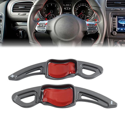 Steering Wheel Paddle Extensions for VW Golf, Jetta, Polo, Passat, Sharan (2003-2016)