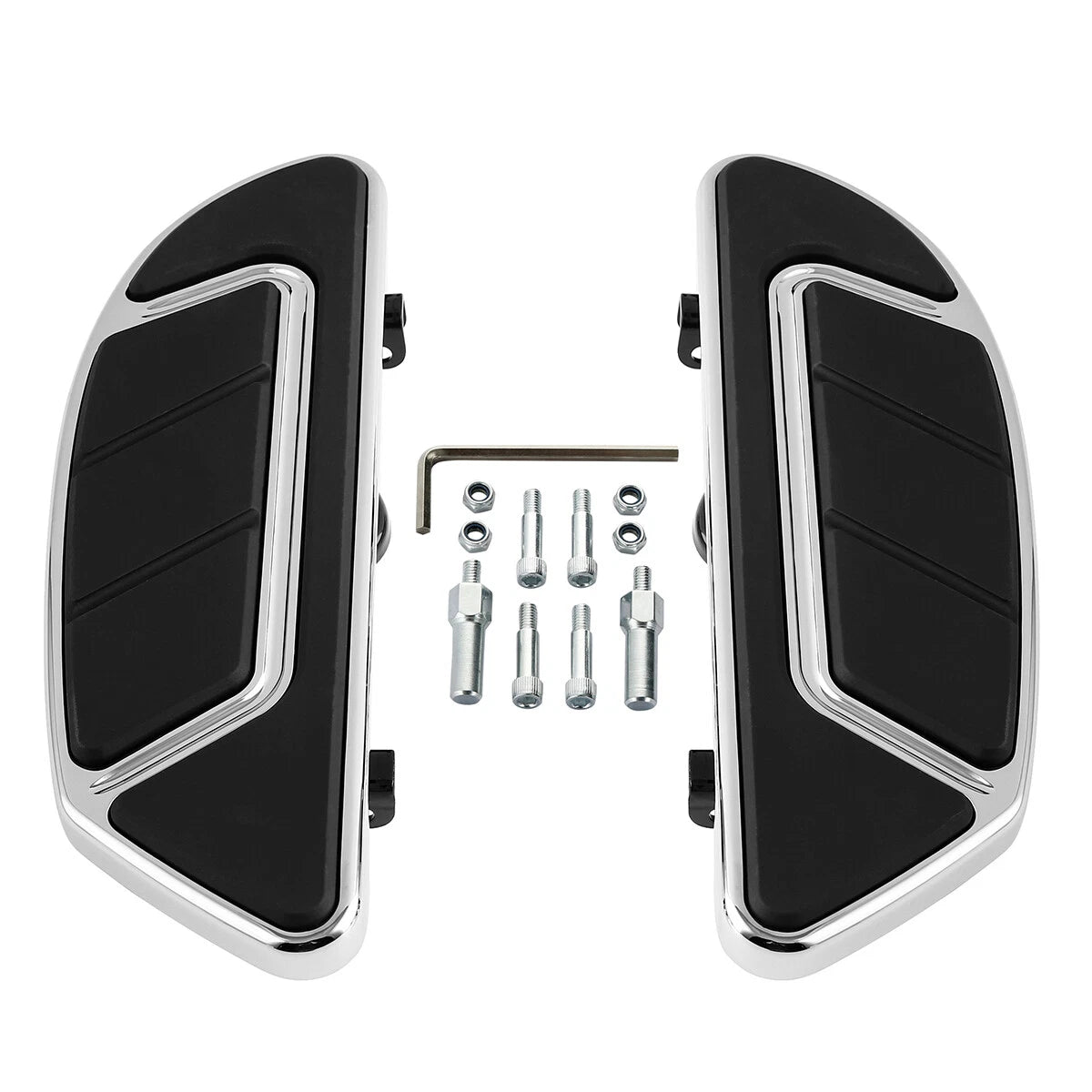 Chrome Driver Floorboards Footboards Bracket for Harley Road Glide (2014-2024)