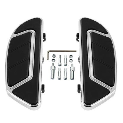 Chrome Driver Floorboards Footboards Bracket for Harley Road Glide (2014-2024)