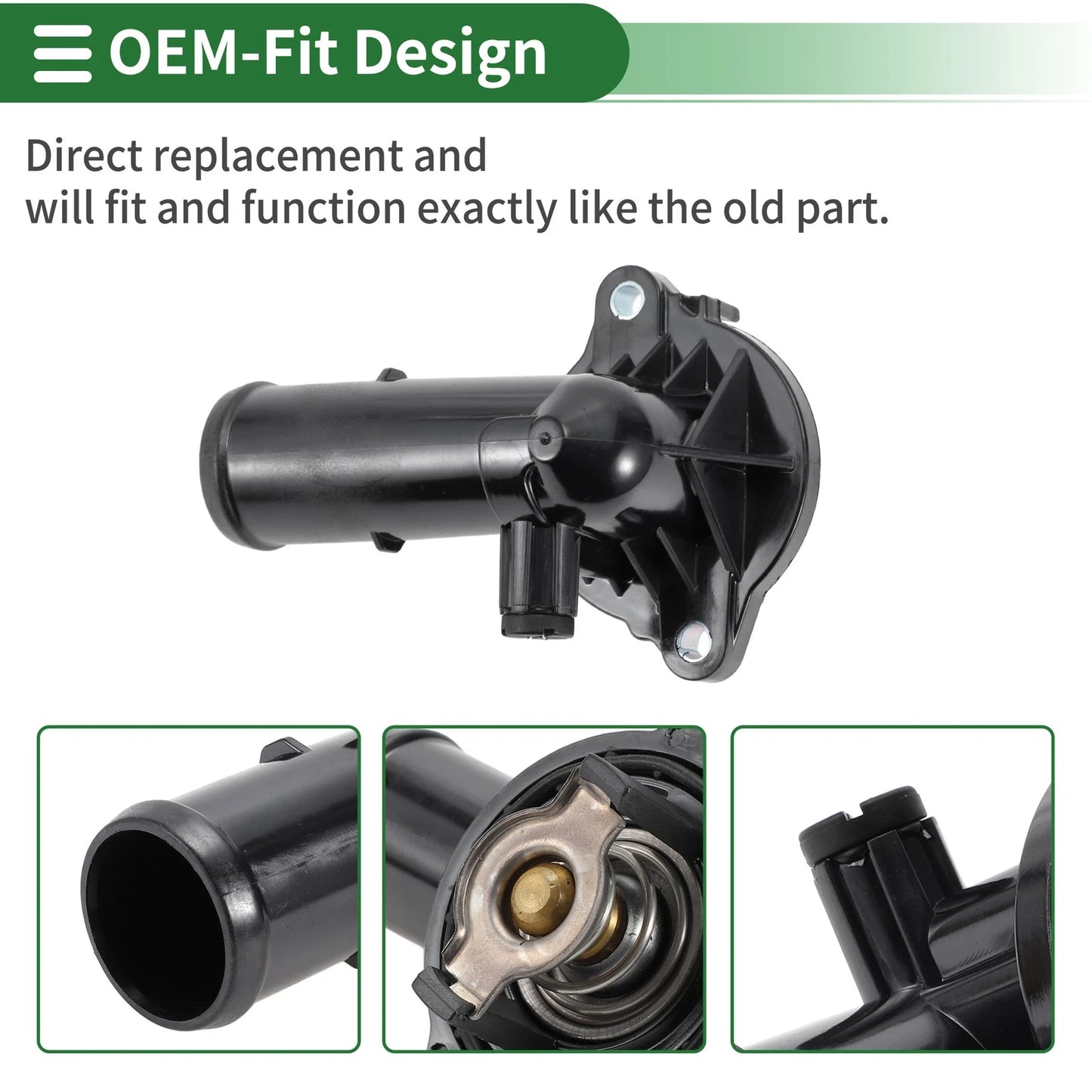 Engine Coolant Thermostat Housing Assembly for Dodge Durango (2011 - 2015)