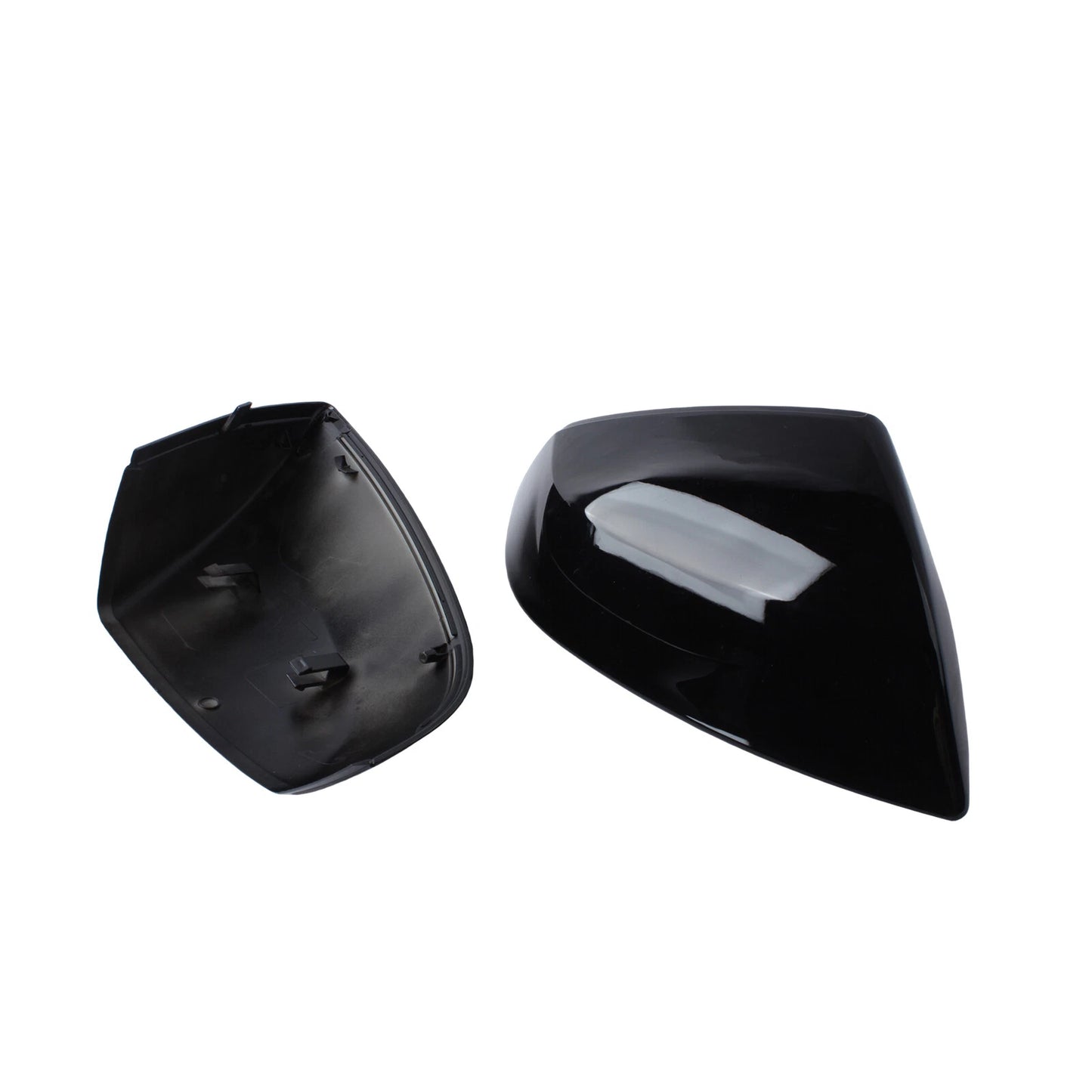 Gloss Black Rear Mirror Covers for Audi Q5L (2018-2024), Q7 (2016-2024)