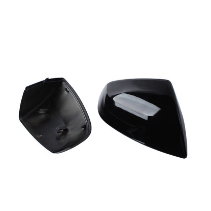 Gloss Black Rear Mirror Covers for Audi Q5L (2018-2024), Q7 (2016-2024)