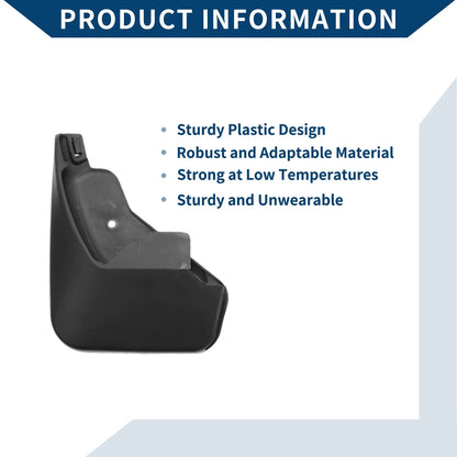 Mud Flaps Splash Guards 1 Set for Peugeot 308 (2017-2022)