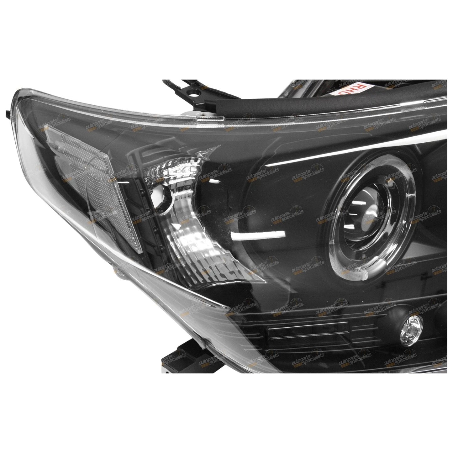 2 x Headlights for Toyota Landcruiser 200 Series Angel Eye (2007–2015)